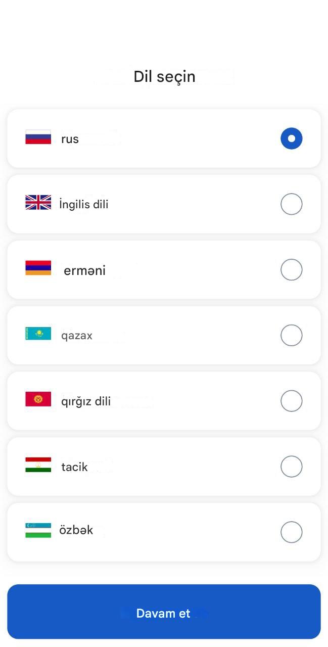 Interface Language